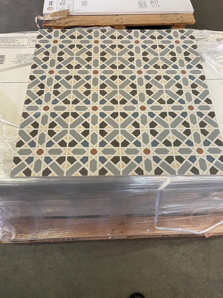 Partij Hoogglans Patroon Vloer en Wand tegels 60x60 Totaal 21.6 m2