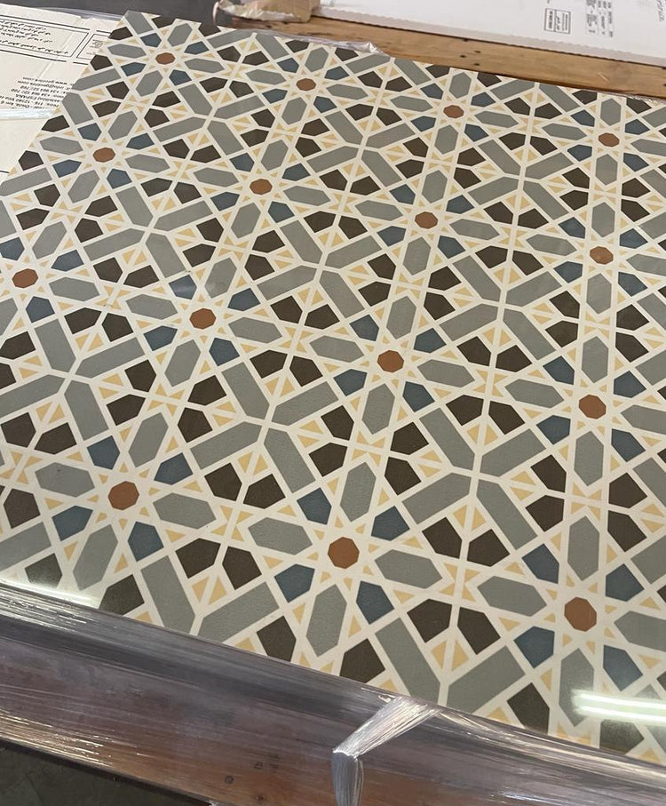 Partij Hoogglans Patroon Vloer en Wand tegels 60x60 Totaal 21.6 m2