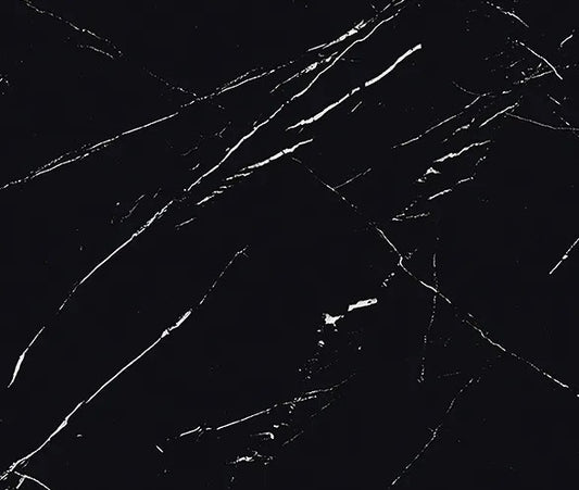 Marquina Black White Hoogglans Marmerlook