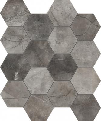 Nonda Graphite Dark Grey Mozaiek Hexagon