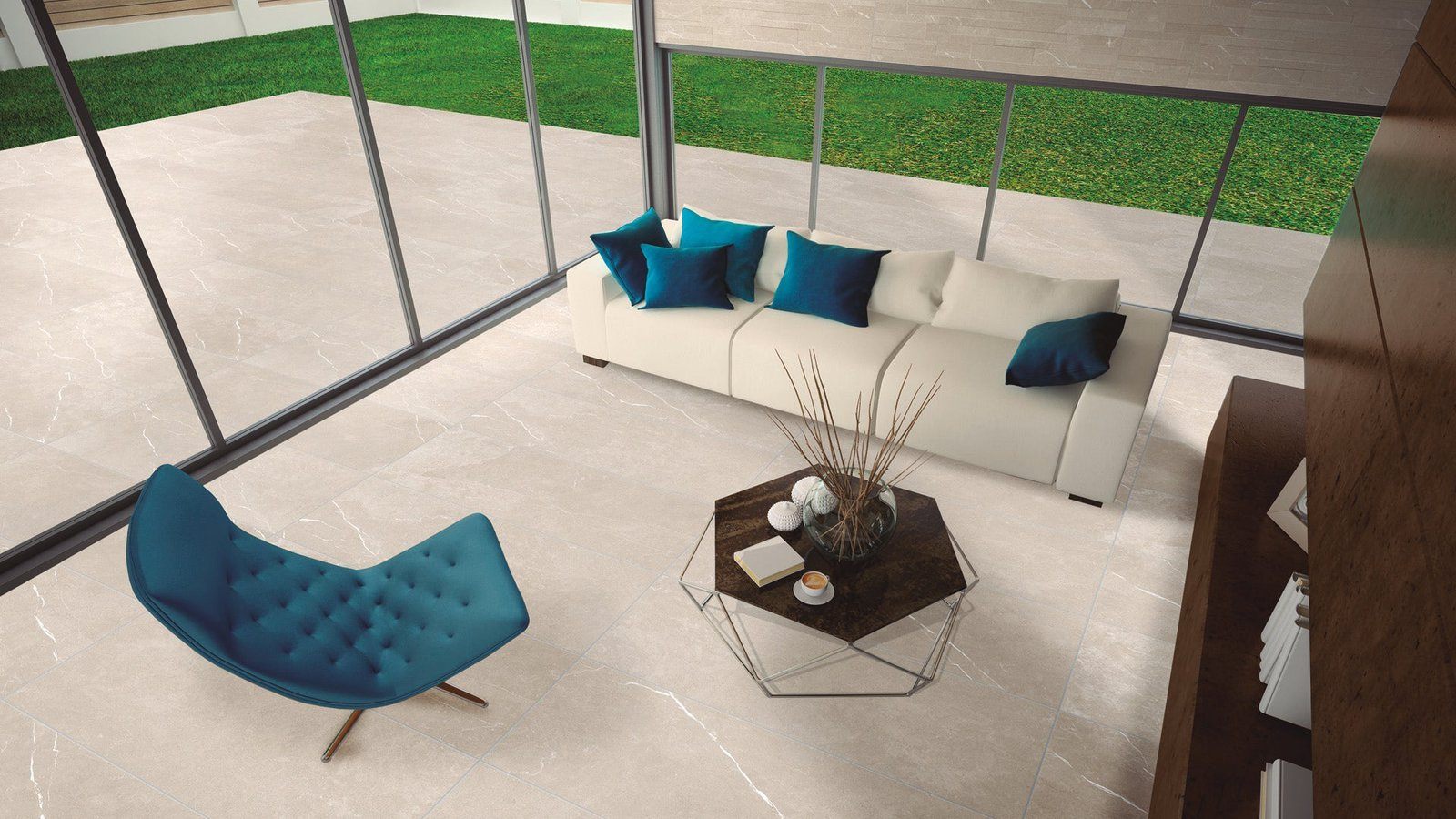Alleto Beige tegelspot antislip, az, marmerlook, mat, rechthoek, vierkant, vloertegel, wandtegel