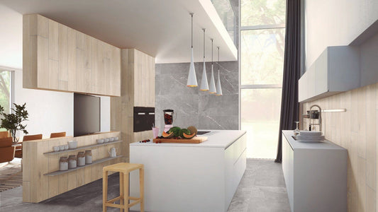 Alleto Grey tegelspot antislip, az, marmerlook, mat, rechthoek, vierkant, vloertegel, wandtegel
