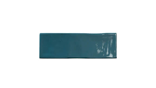 Leyte Blue tegelspot hoogglans, kleintegels, rechthoek, wandtegel