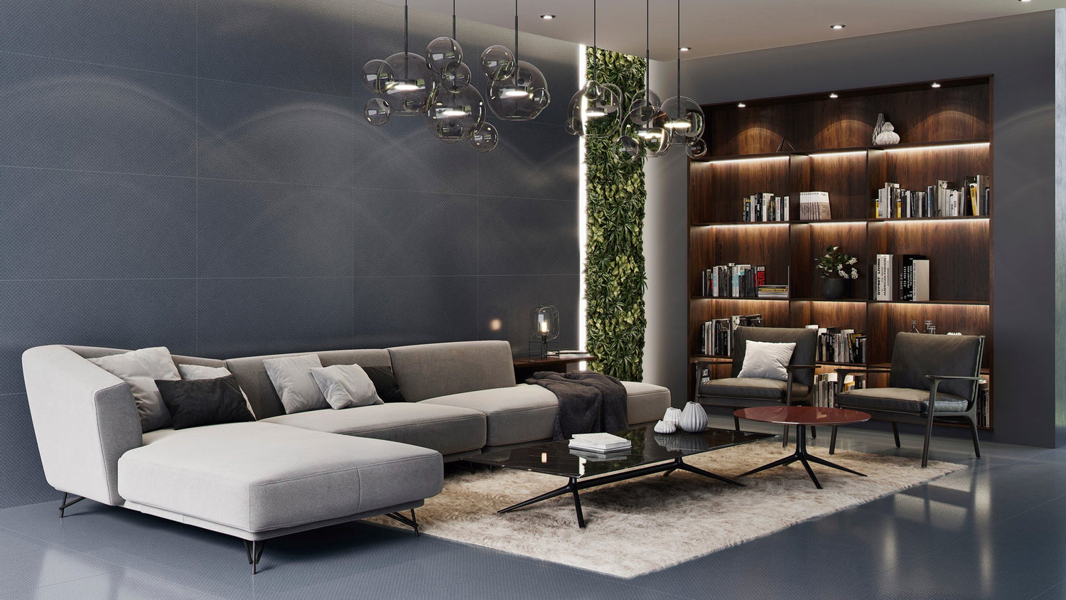 Metal Lux Blue tegelspot glans, vloertegel, wandtegel