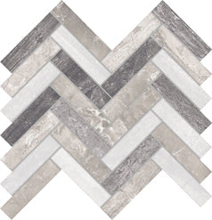 Mosaico Moonlight Grey tegelspot glans, mozaiek, vloertegel, wandtegel